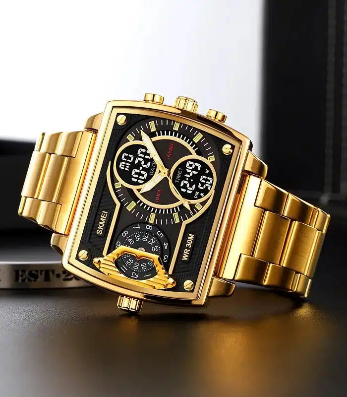 Montre pour Homme SKMEI Doré